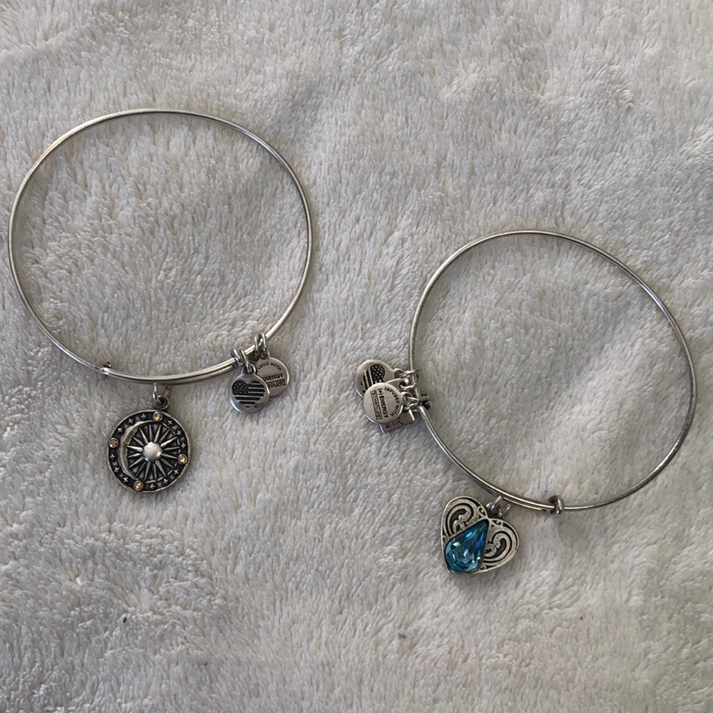 Silver Alex and ani bundle
